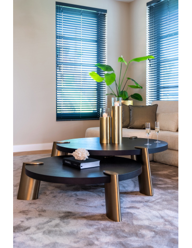 Couchtisch Alexander Jones charcoal (Brody) (Set aus 2)