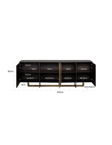 Buffet Alexander Jones charcoal (Dax)