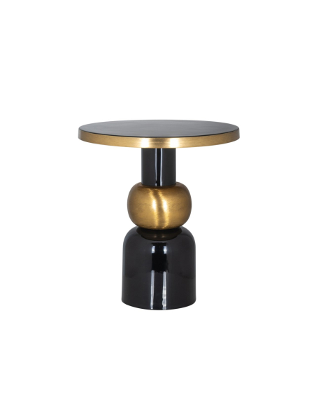 Beistelltisch Mose black 51Ø