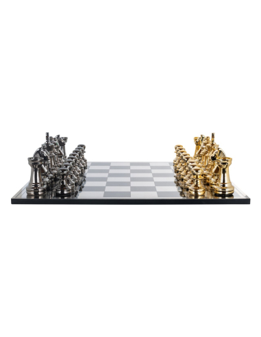 Jeu décoratif Saray black/gold chessboard