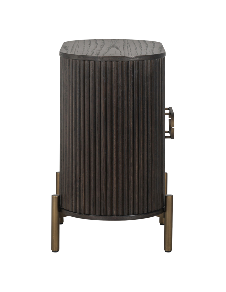 Luxor brown bedside table