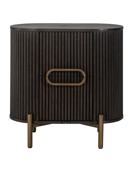 Luxor brown bedside table
