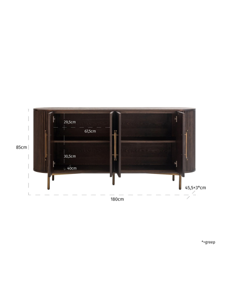 Sideboard Luxor braun