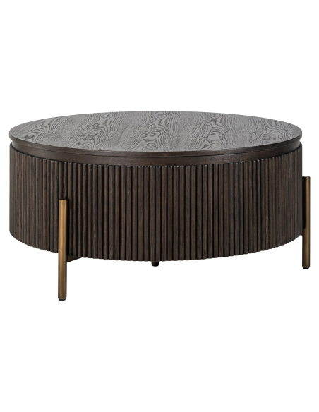 Salontafel Luxor brown 95Ø