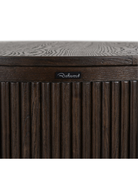 Luxor brown coffee table 95Ø