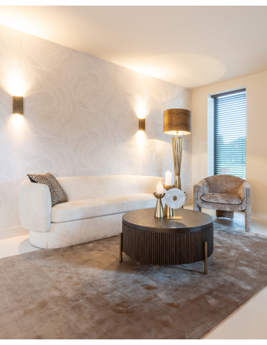 Salontafel Luxor brown 95Ø