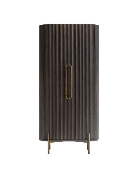 Luxor brown storage cabinet