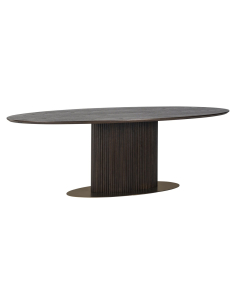 Eettafel Luxor brown ovaal 235