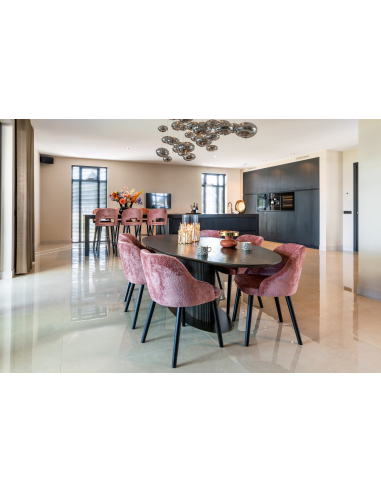 Eettafel Luxor brown ovaal 235