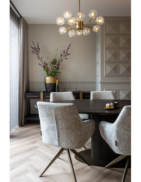Eettafel Luxor brown ovaal 235