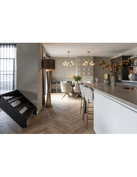 Eettafel Luxor brown ovaal 235