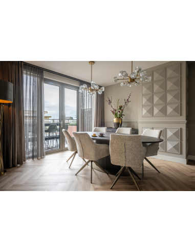 Eettafel Luxor brown ovaal 235