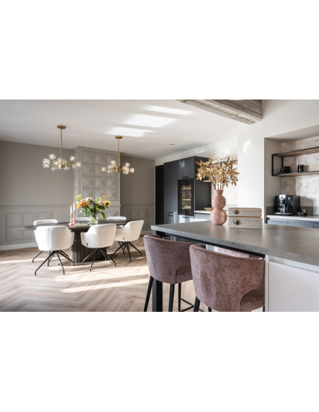 Eettafel Luxor brown ovaal 235