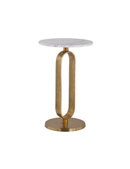 Bijzettafel Celine brushed gold