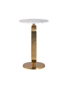 Table d'appoint Celine brushed gold 2