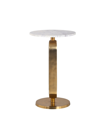 Table d'appoint Celine brushed gold