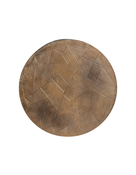 Mesa de centro Tulum dourado escovado (Conjunto de 2)