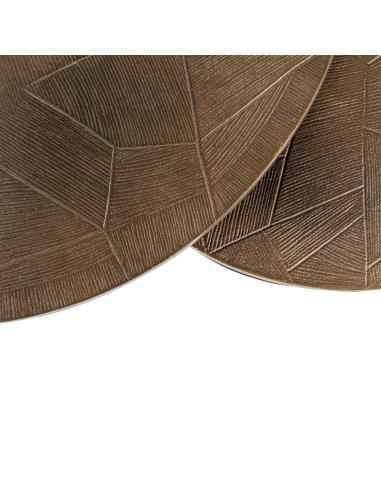 Salontafel Tulum brushed gold (Set van 2)