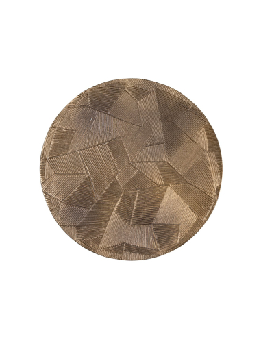 Bijzettafel Tulum brushed gold (Set van 2)