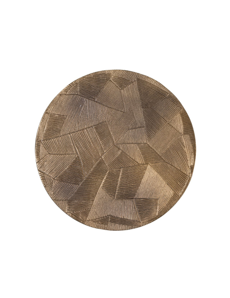 Bijzettafel Tulum brushed gold (Set van 2)