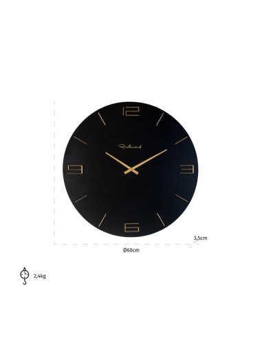 Relógio Byram preto/dourado