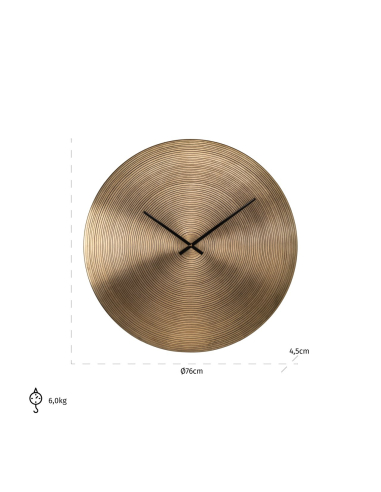 Aden gold clock