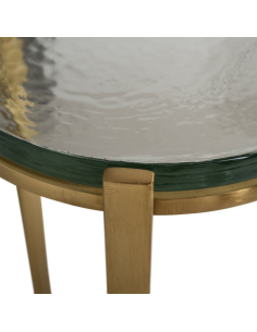 Bijzettafel Aubrey gold 2