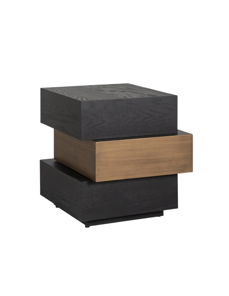 Cambon dark coffee side table