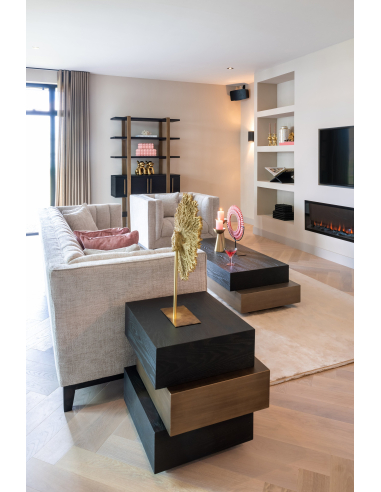 Cambon dark coffee side table