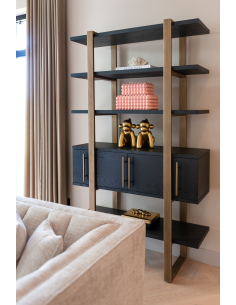 Cambon display cabinet dark coffee 2