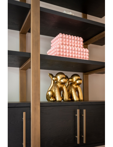 Cambon display cabinet dark coffee