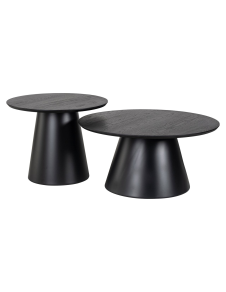 Tavolino basso Jazz black (Set of 2)