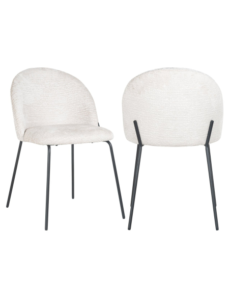 Cadeira de sala de jantar Alyssa cream fusion (Conjunto de 2)