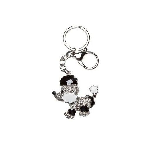 Strass Hundekenner Keychain Kare design - 1