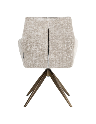 Lisonne pearl island swivel dining chair