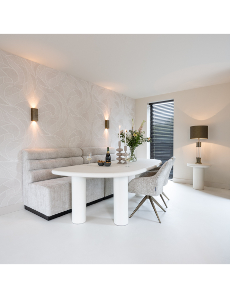 Lisonne pearl island swivel dining chair