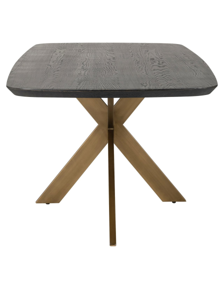 Cambon dark coffee danish oval 280 dining table