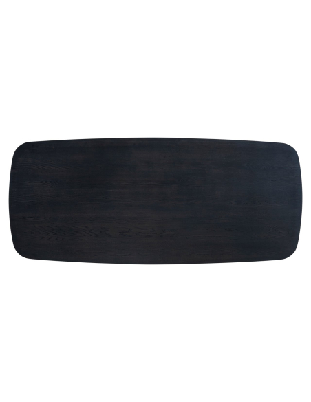Cambon dark coffee danish oval 280 dining table