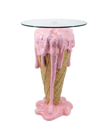 Table d'appoint Ice pink