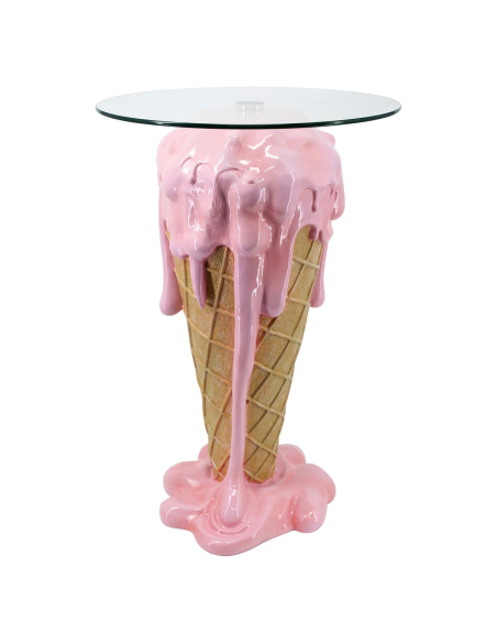 Ice pink side table