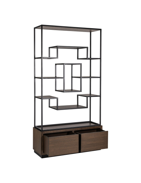Vitrine Bonvoy castanho