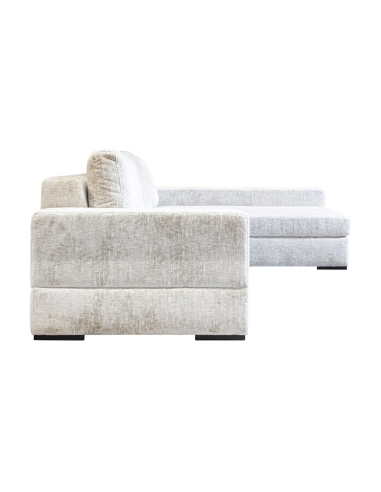 Sofá Pasha pearl island de 3 plazas + chaise longue derecha totalmente tapizado