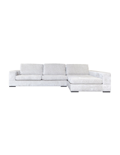 Pasha pearl island 3-seater sofa + right lounge fully upholstered 2
