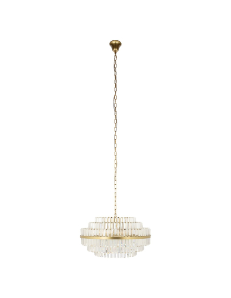 Kronleuchter Desire gebürstetes Gold mittel