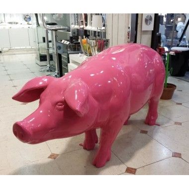 Statue Schweineschweingröße Natur By-Rod - 1 2