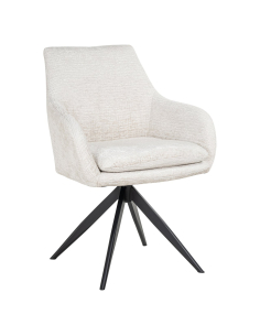 Eetkamerstoel Lisonne cream fusion swivel 2