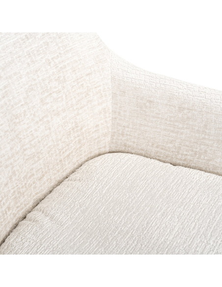 Eetkamerstoel Lisonne cream fusion swivel