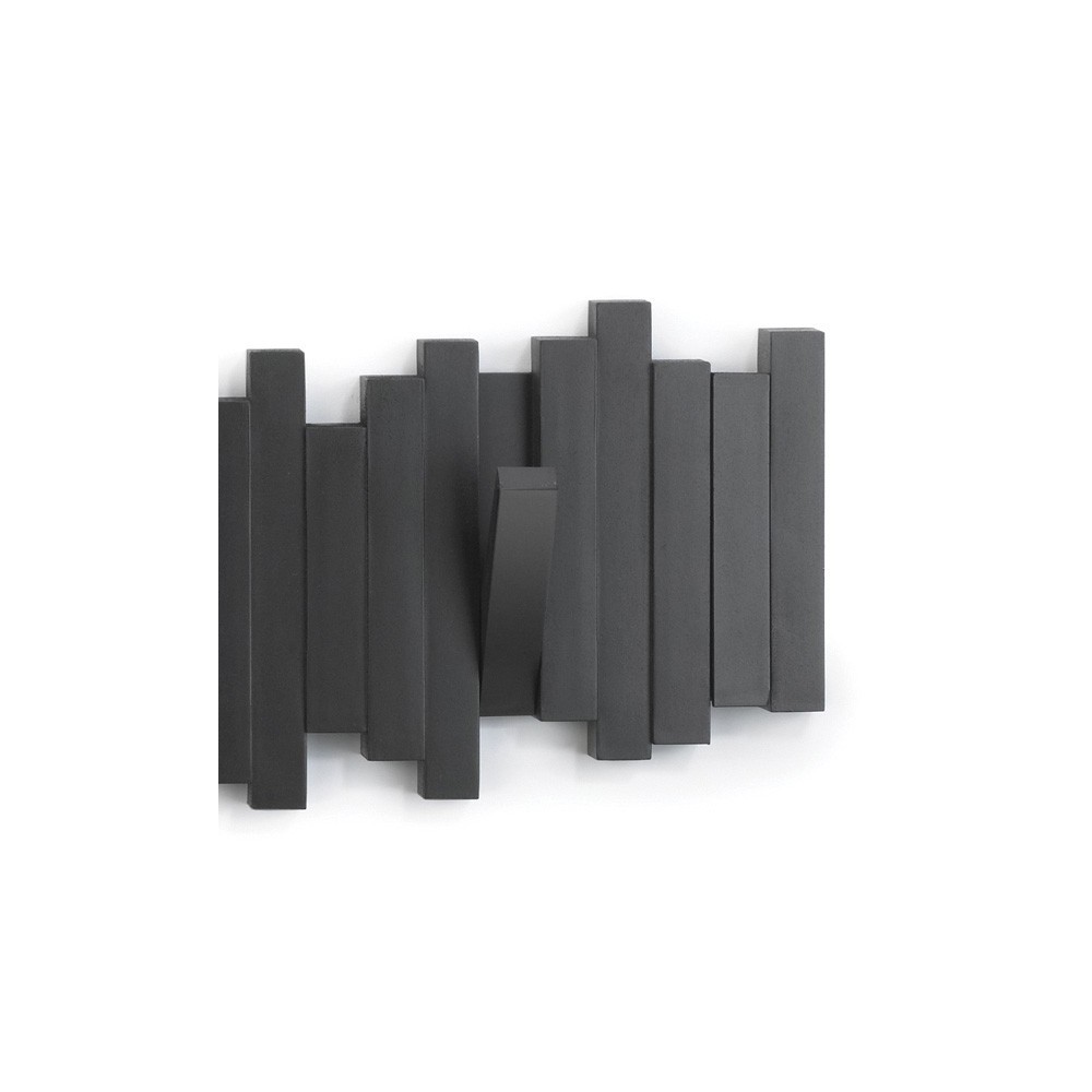 PORT MANTEAU ESTICKS NOIR MURAL UMBRA