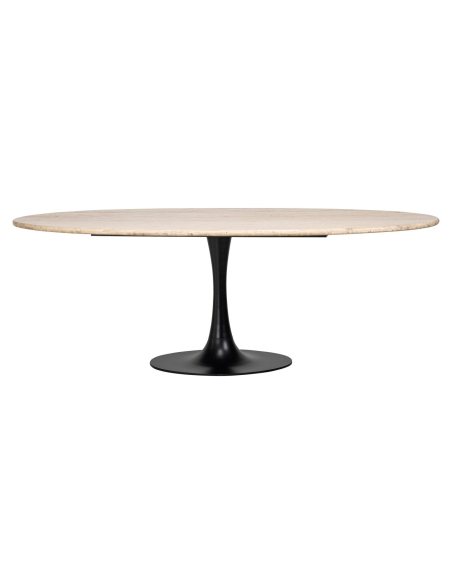 Esstisch Hampton black oval 230