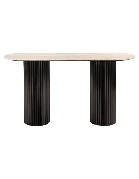 Consola Hampton marrón oscuro